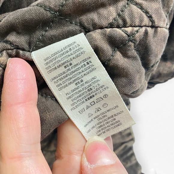 Free People Great Escapes Quilted Floral Paisley Brown Bomber Jacket M - Picture 13 of 15